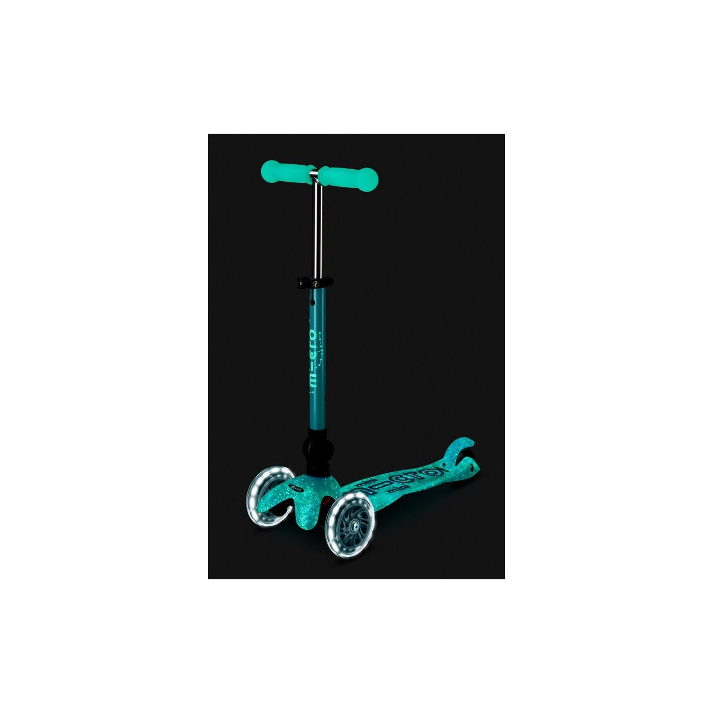 Patinete Mini Micro Deluxe Plegable LED ORION Azul