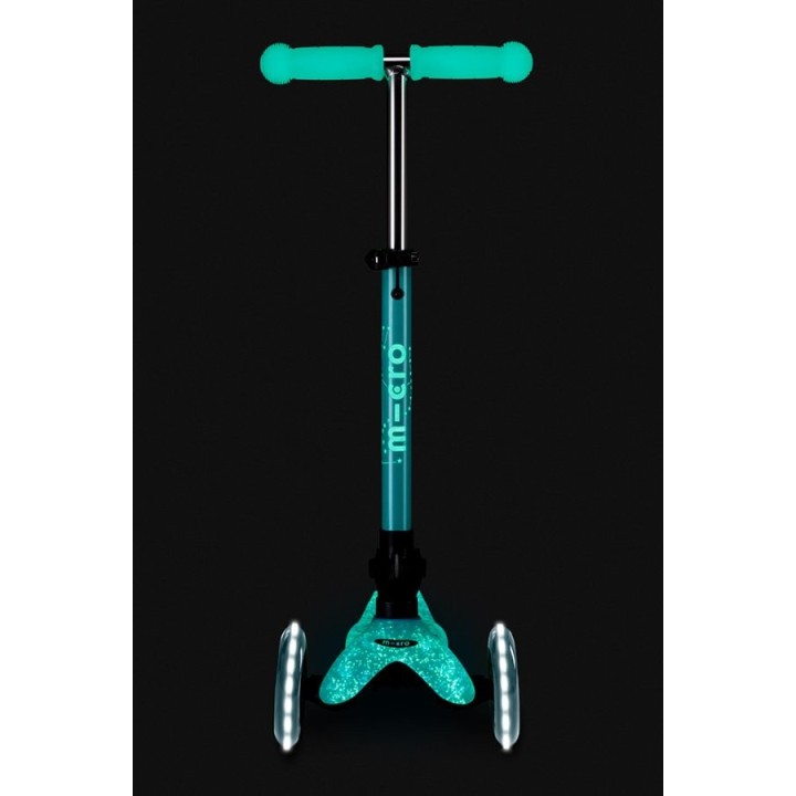 Patinete Mini Micro Deluxe Plegable LED ORION Azul