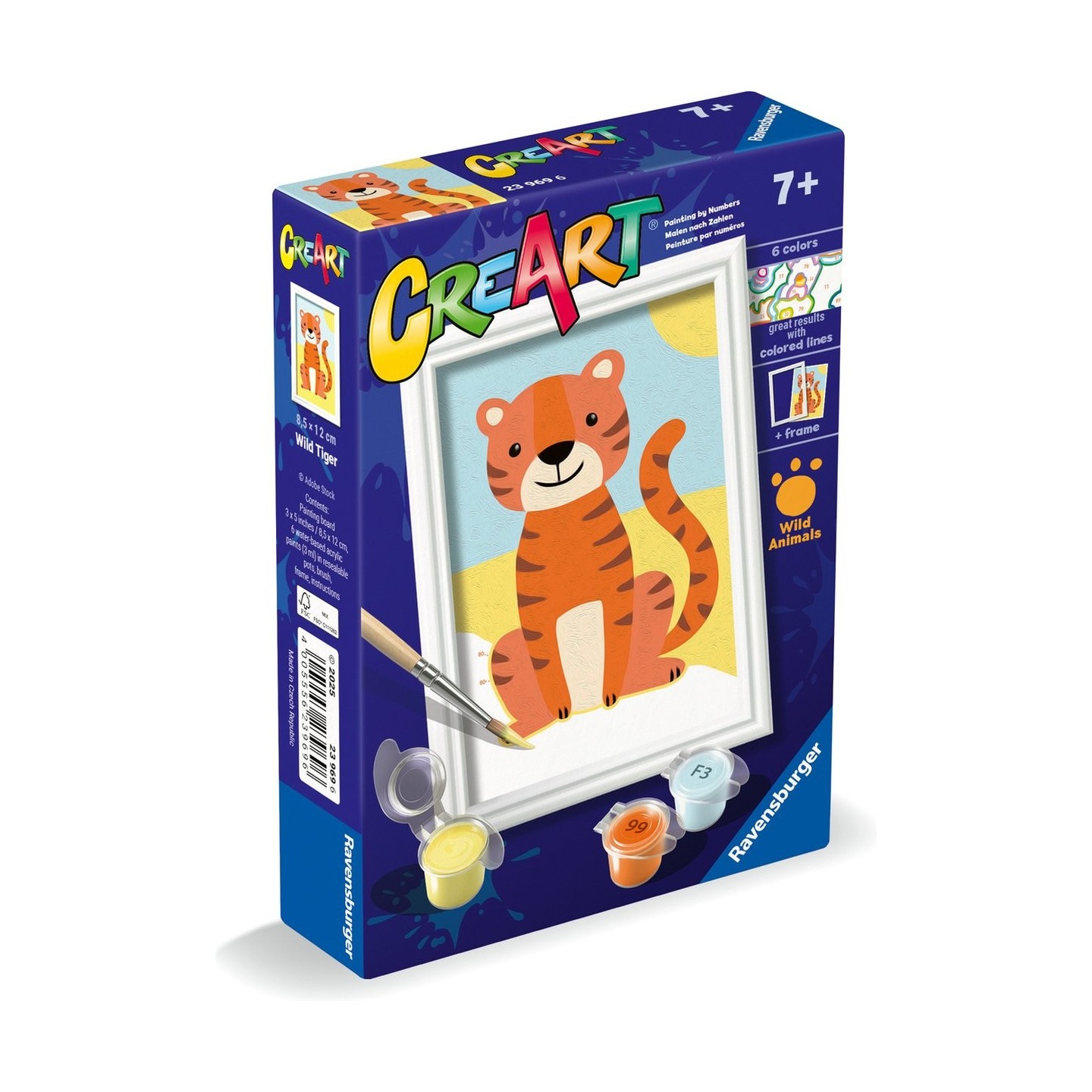 Pintar con Números - Wild Tiger
