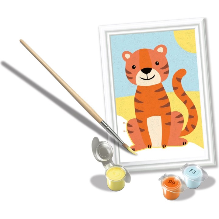 Pintar con Números - Wild Tiger