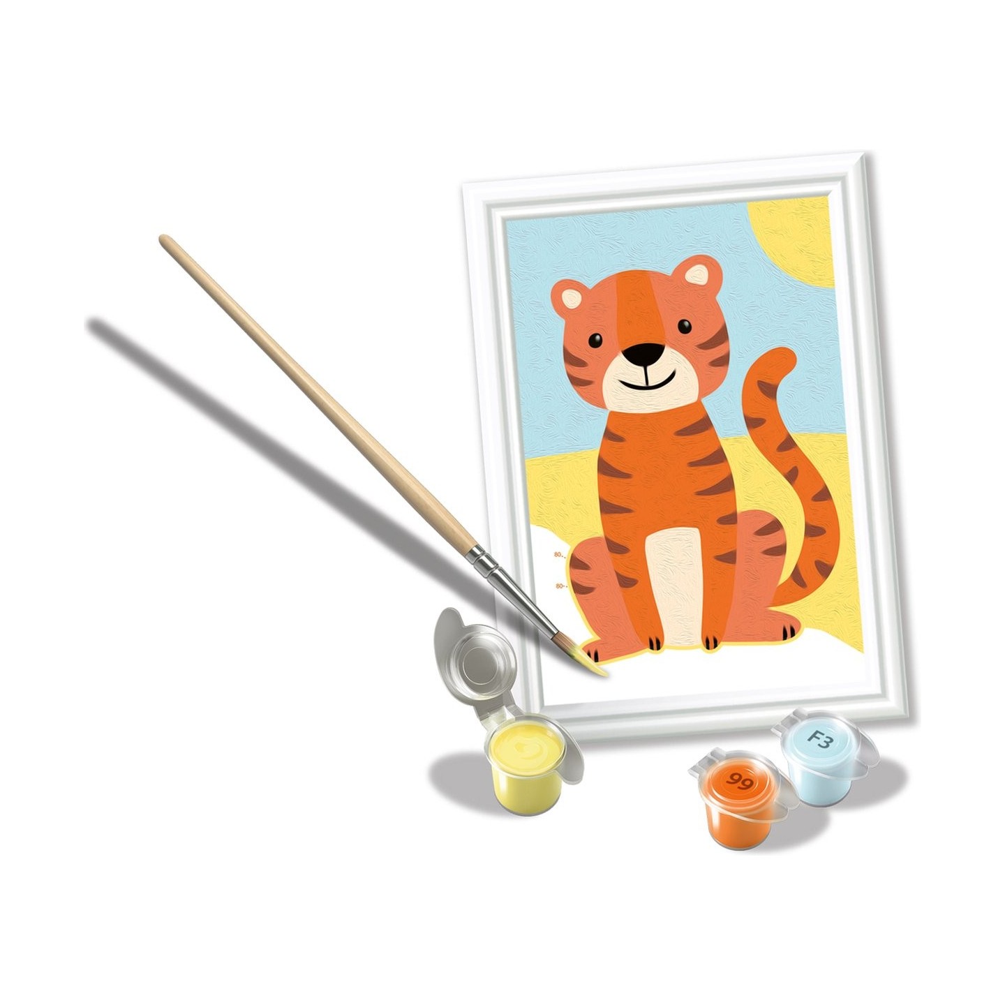 Pintar con Números - Wild Tiger