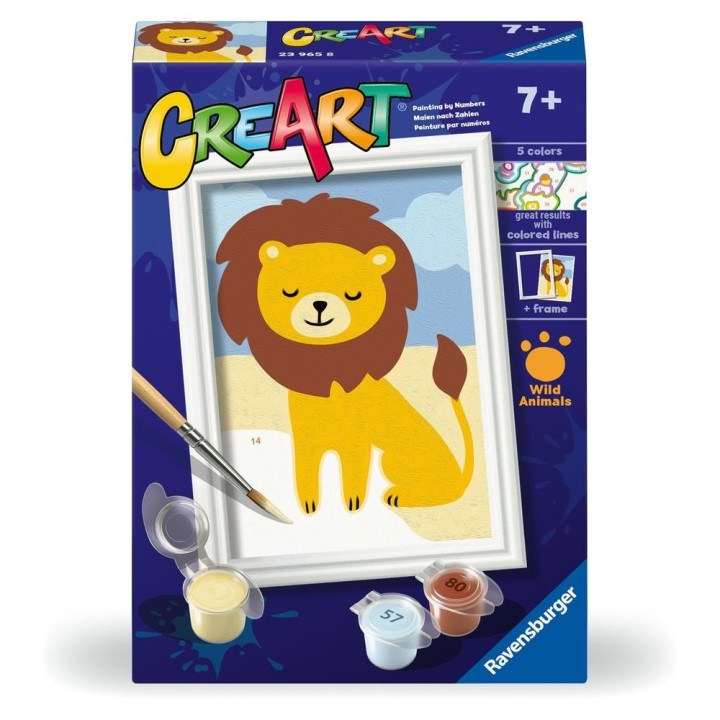 Pintar con Números - Wild Lion