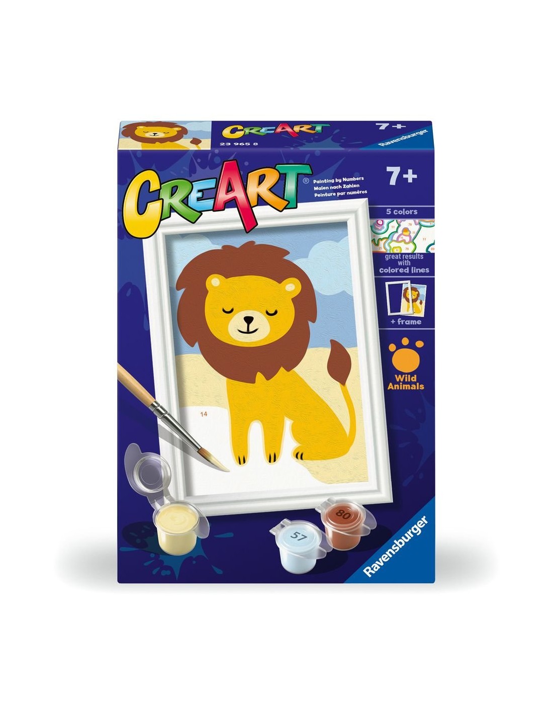 Pintar con Números - Wild Lion