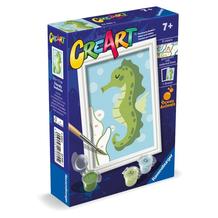 Pintar con Números - Friendly Seahorse