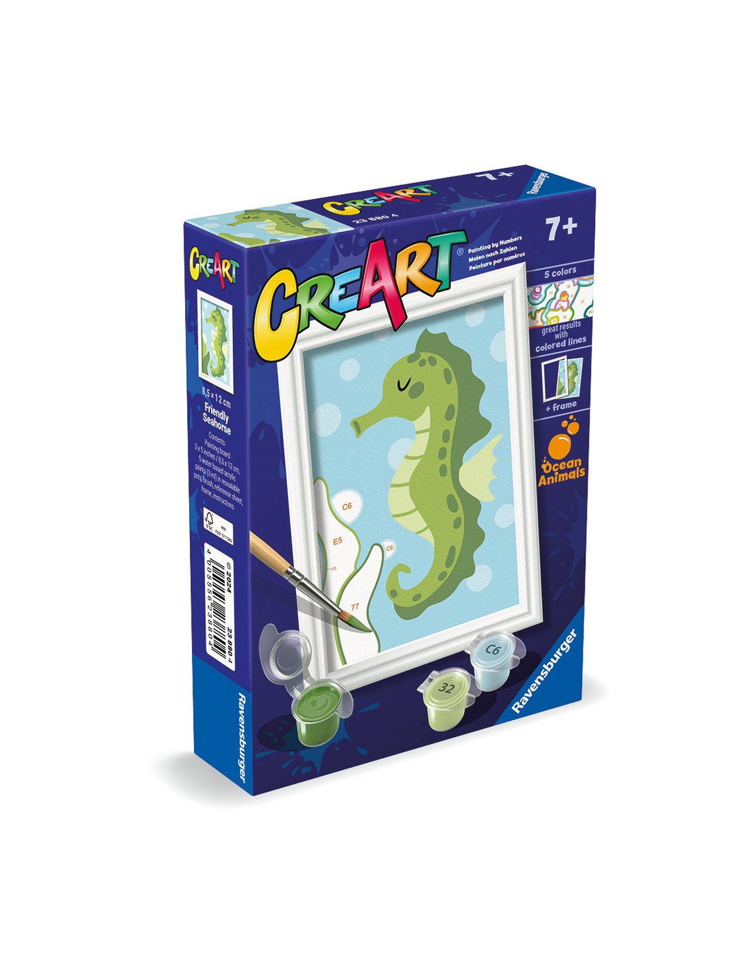 Pintar con Números - Friendly Seahorse