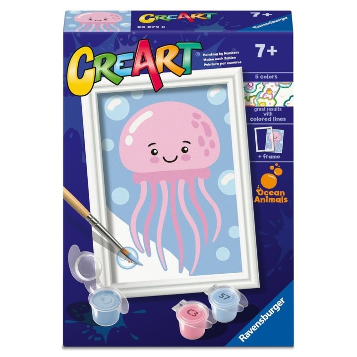 Pintar con Números - Friendly Jellyfish