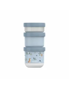 Set de 3 Fiambreras Infantiles Apilables Forest Friends