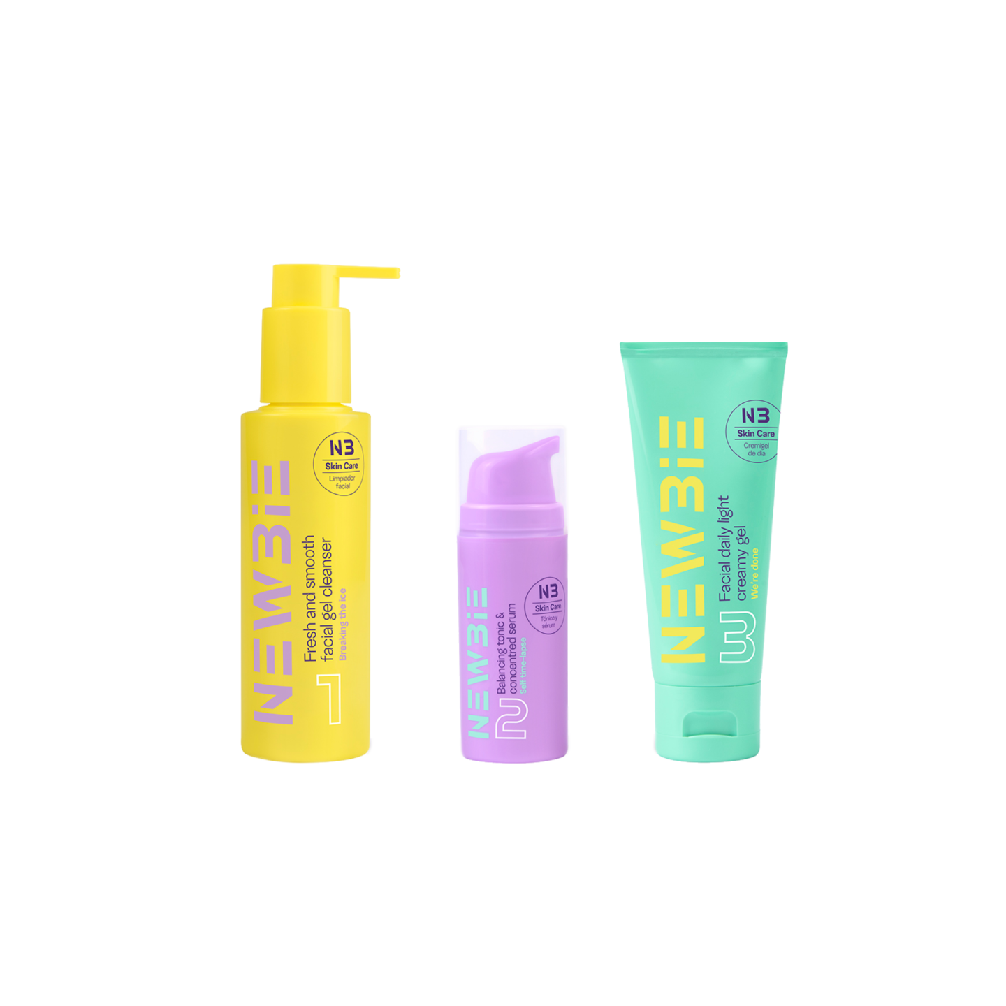 NEW3IE Cosmética para Jóvenes - Rutina Completa