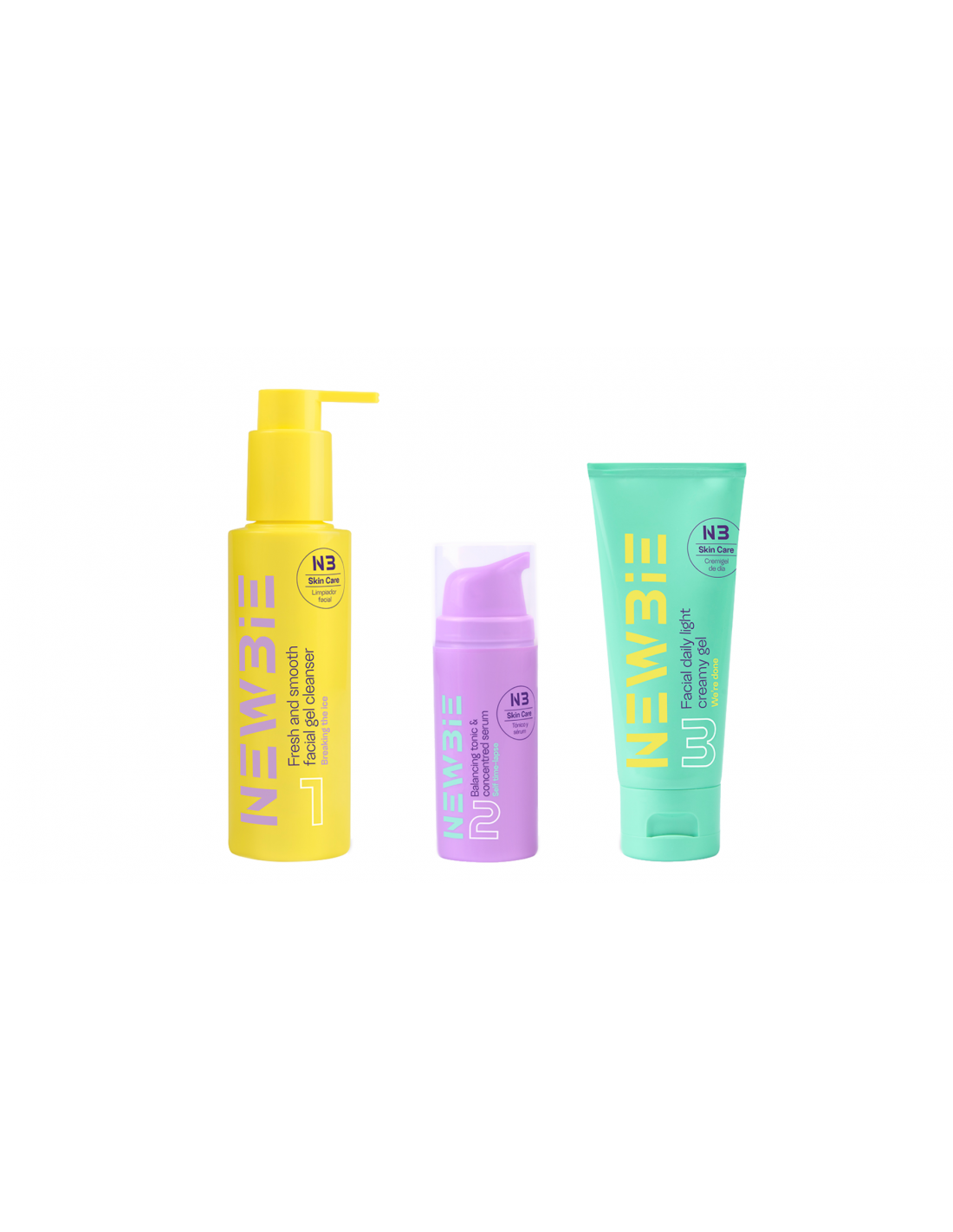 NEW3IE Cosmética para Jóvenes - Rutina Completa