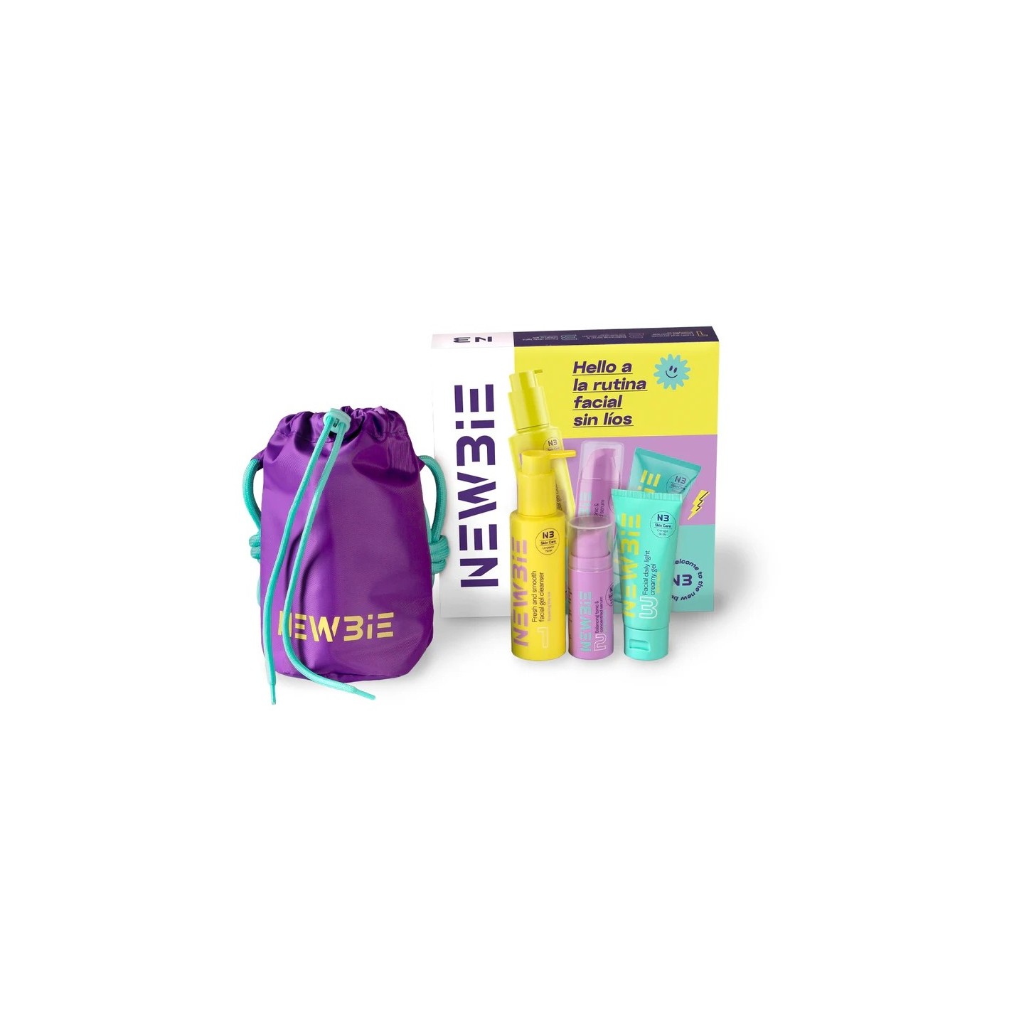 NEW3IE Cosmética para Jóvenes - Rutina Completa + Neceser