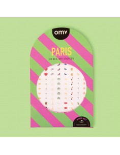Pegatinas para uñas Paris