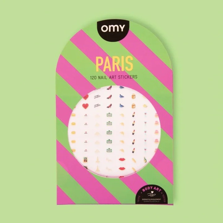 Pegatinas para uñas Paris