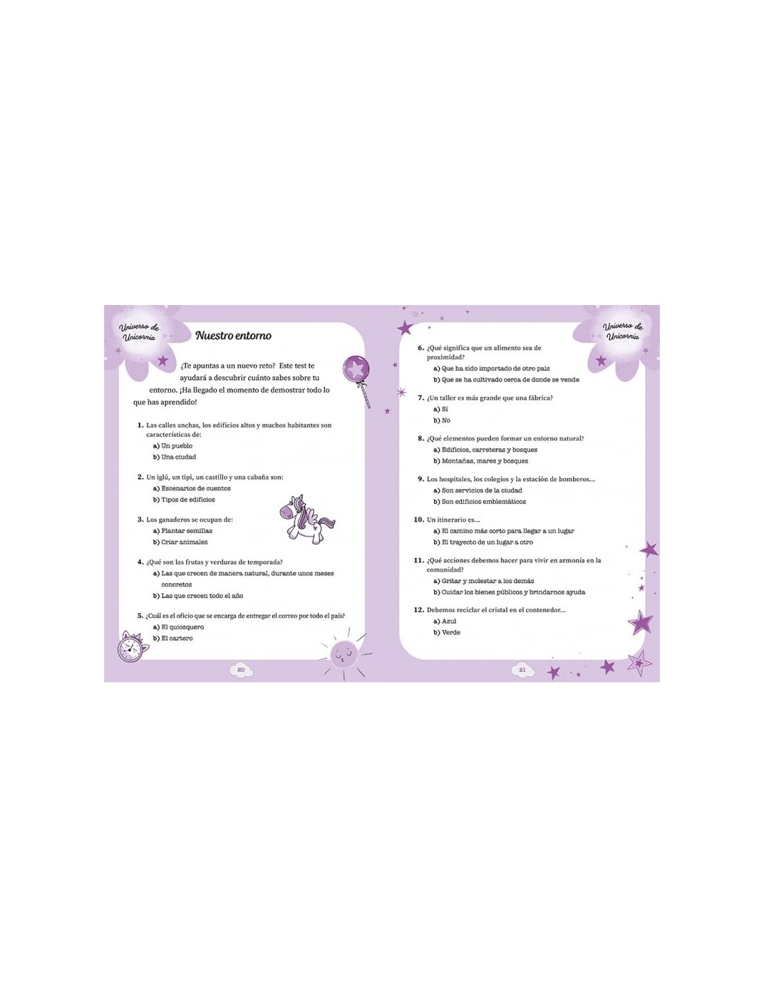 Unicornia - Cuaderno de vacaciones