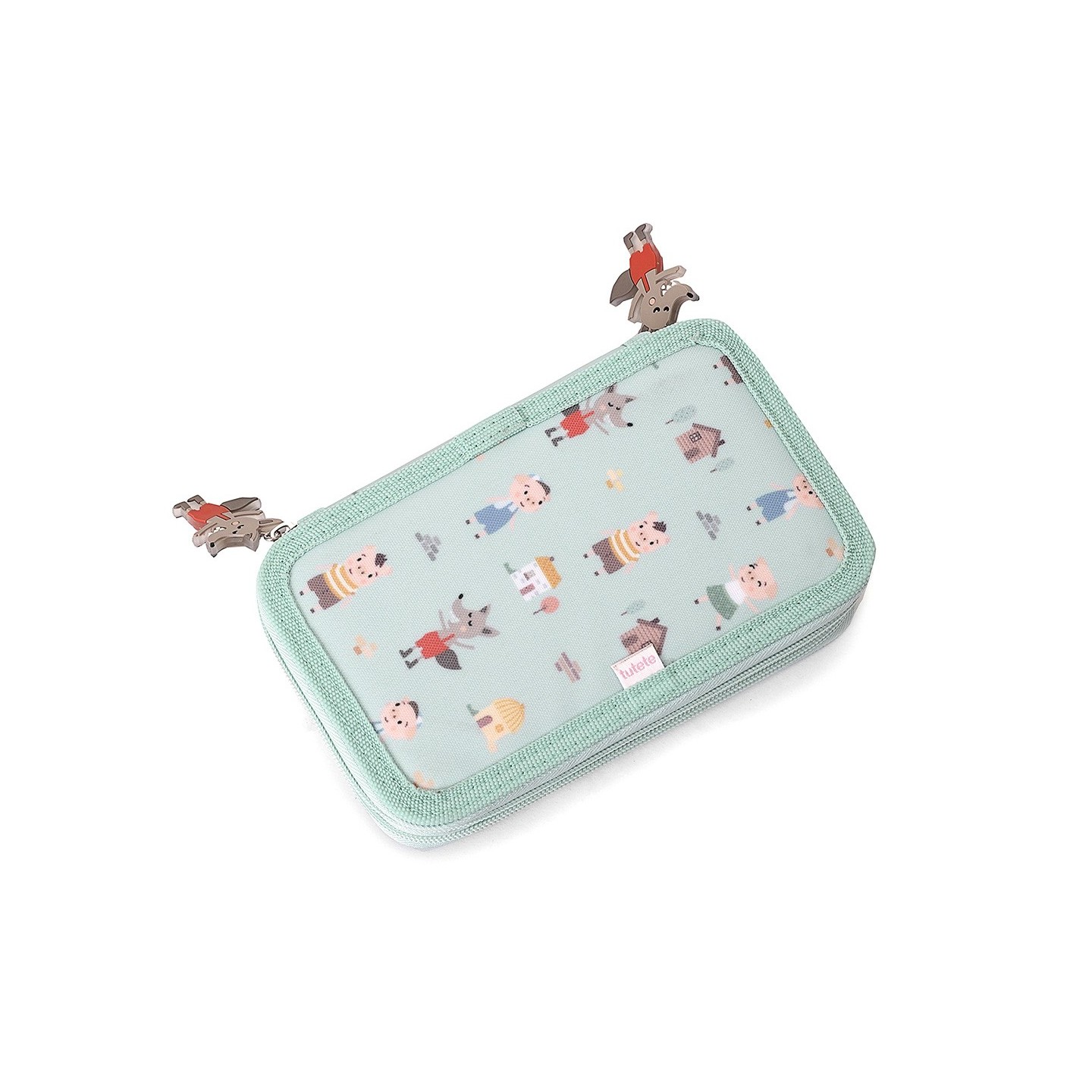 Estuche Plumier Tutete Doble The Three Little Pigs