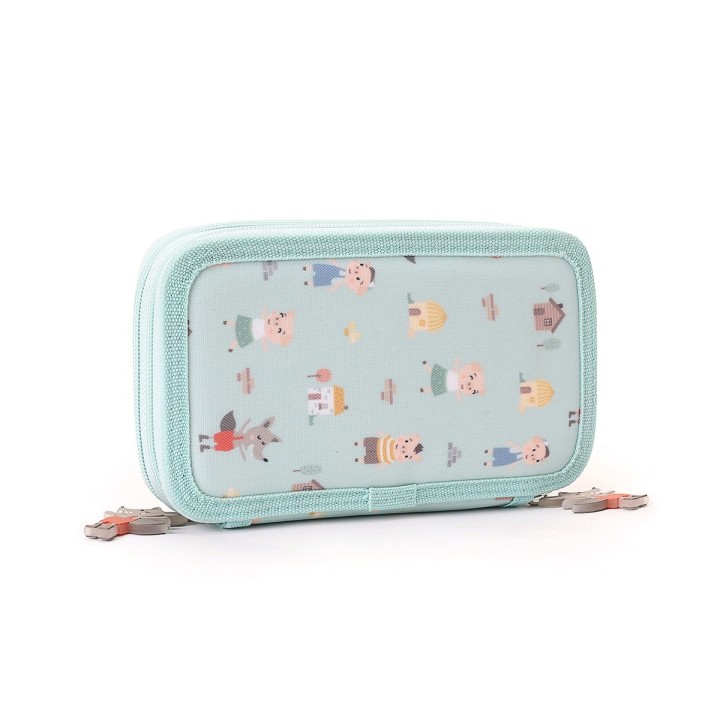 Estuche Plumier Tutete Doble The Three Little Pigs