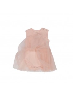 Vestido Bebe Tul Tropical Peach 2