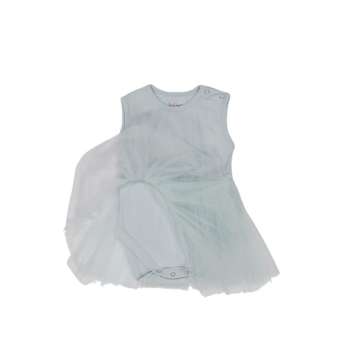 Vestido Bebe Tul Blue