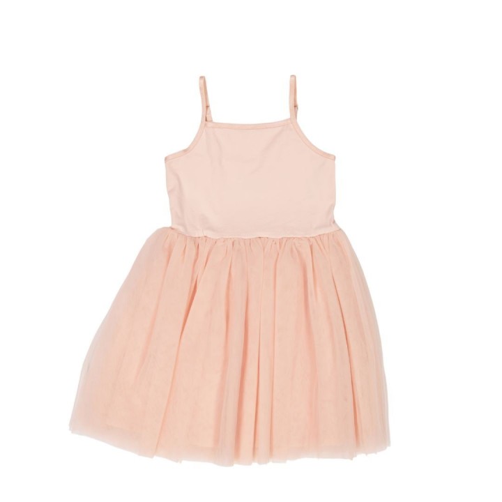 Vestido Tul Tropical Peach