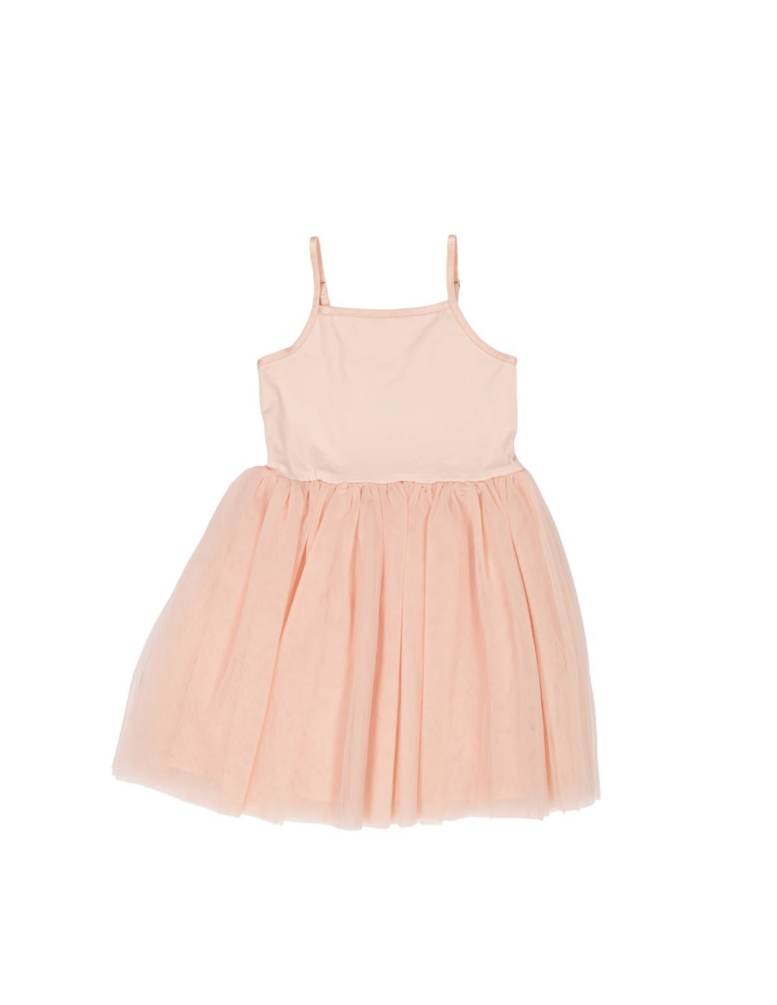 Vestido Tul Tropical Peach