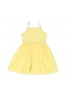 Vestido Tul Perlas Yellow