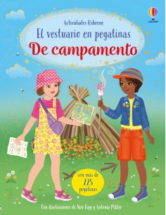 El vestuario en pegatinas - De campamento
