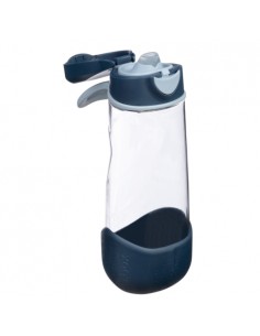 Botella de tritán con boquilla y asa 600ml - Midnight