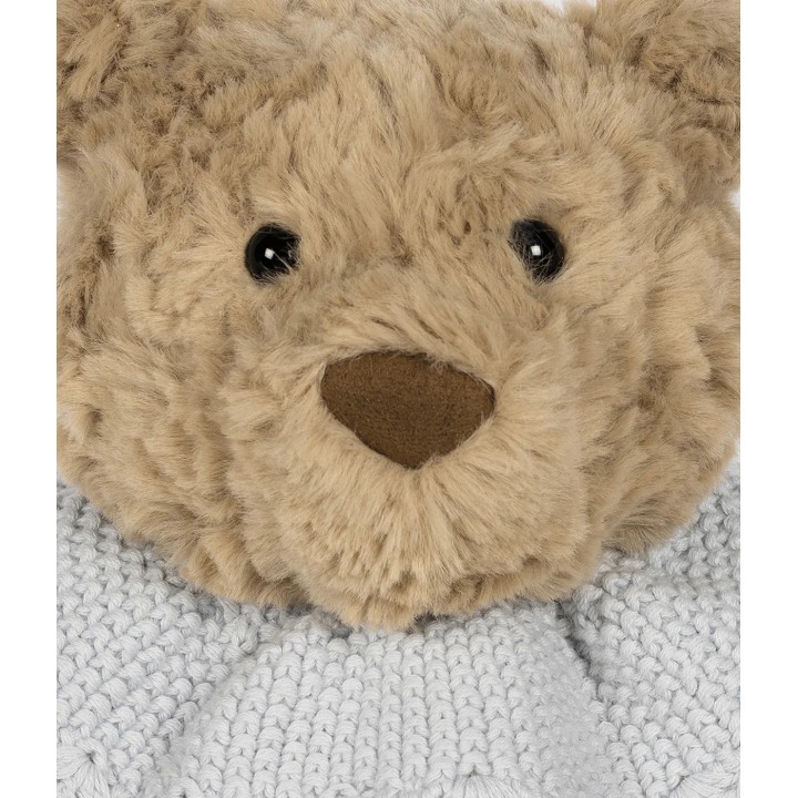Osito de Peluche Tricot Azul