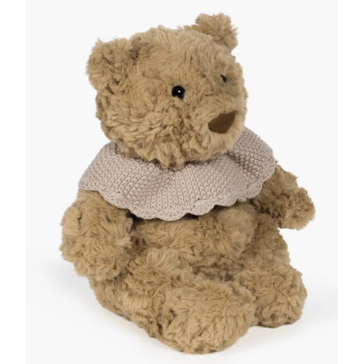 Osito de Peluche Tricot Rosa