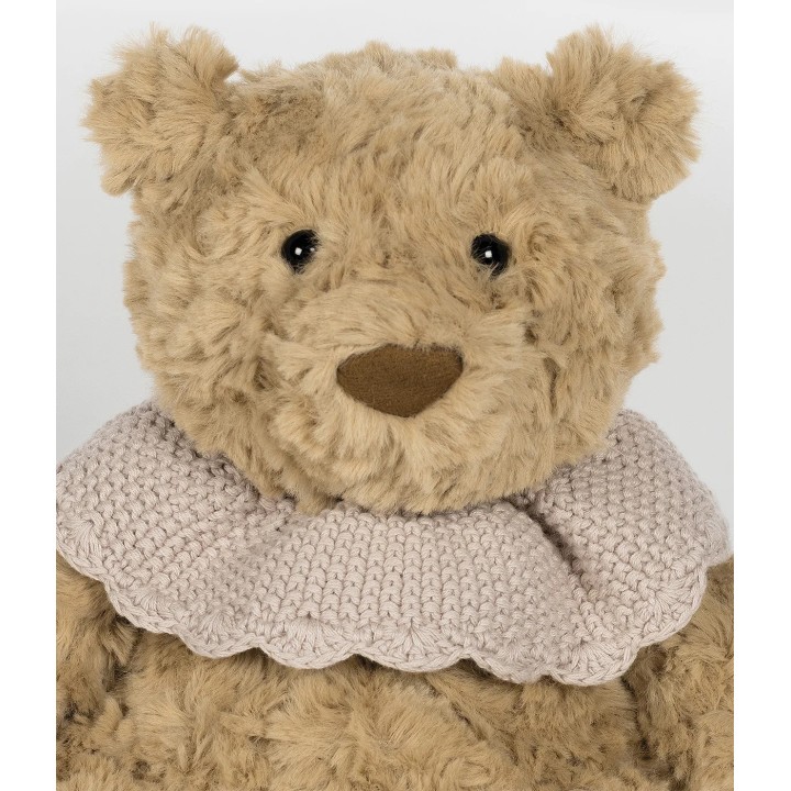 Osito de Peluche Tricot Rosa