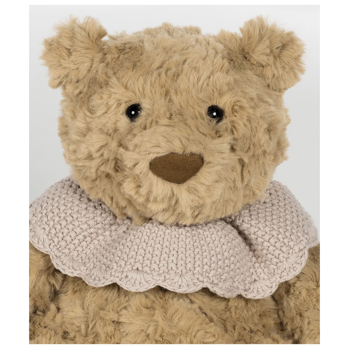 Osito de Peluche Tricot Rosa