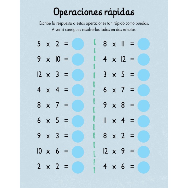 Me divierto con las tablas de multiplicar