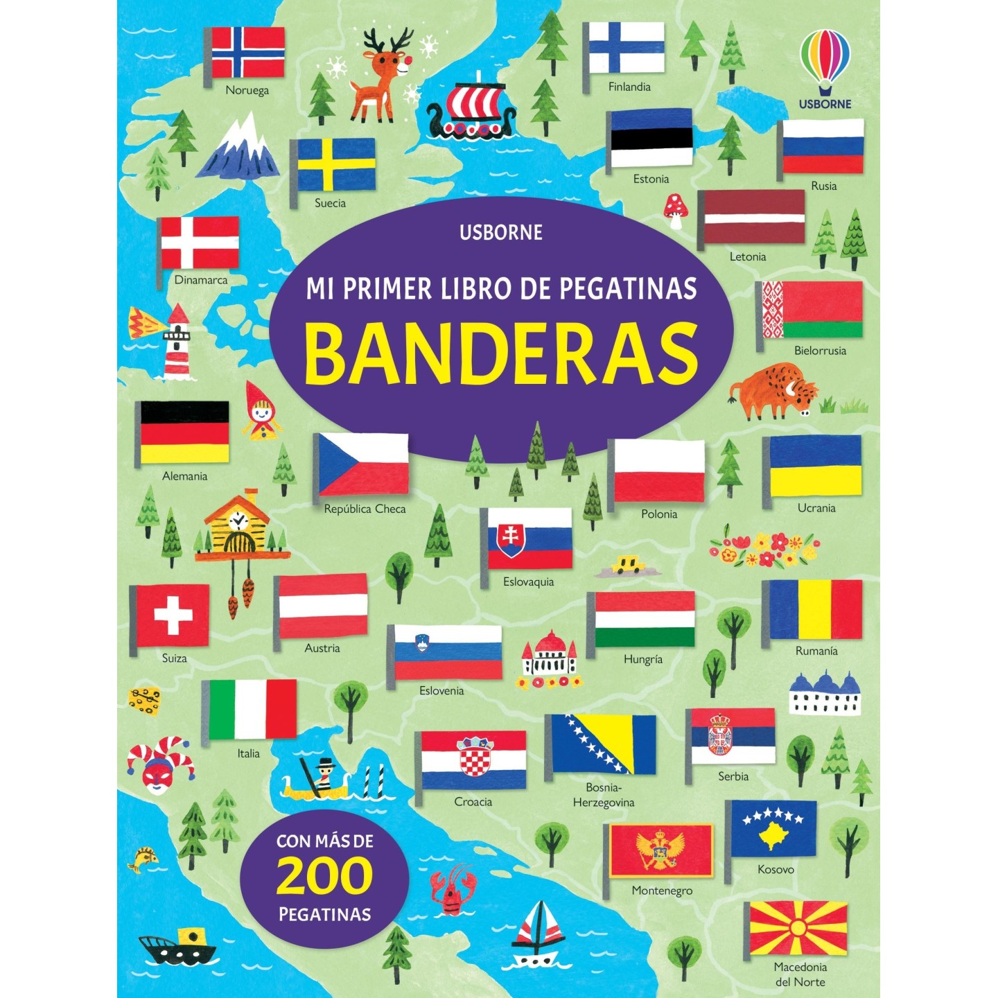 Mi primer libro de pegatinas - Banderas