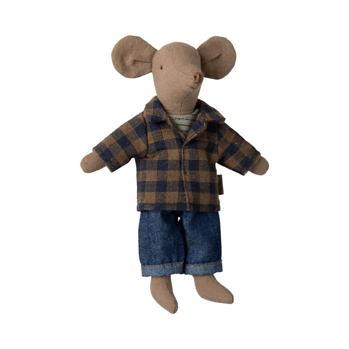 Papá Ratón Camisa de Cuadros