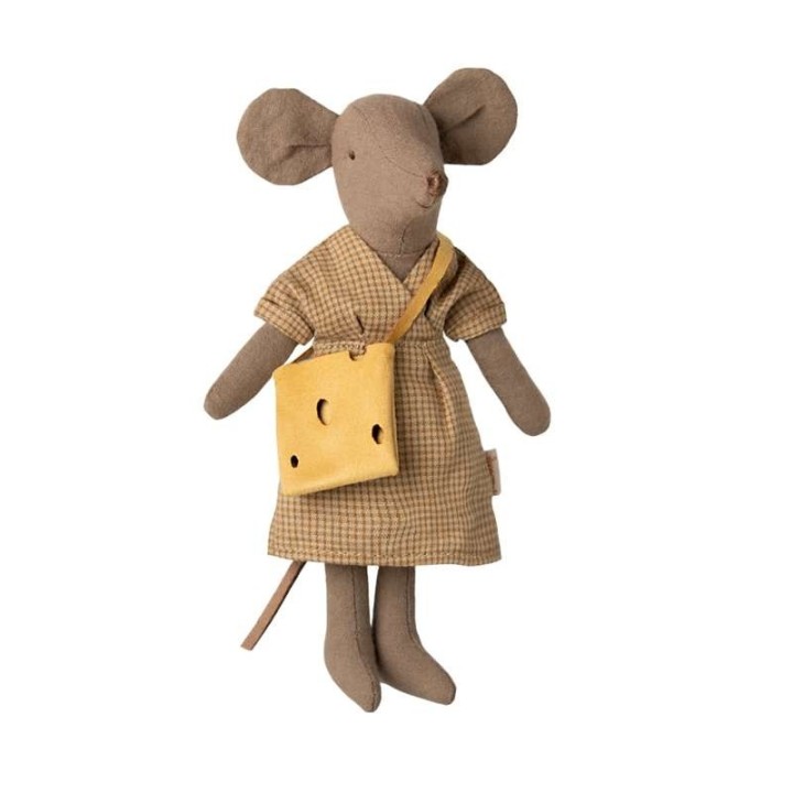 Mamá Ratón con Bolso de Queso