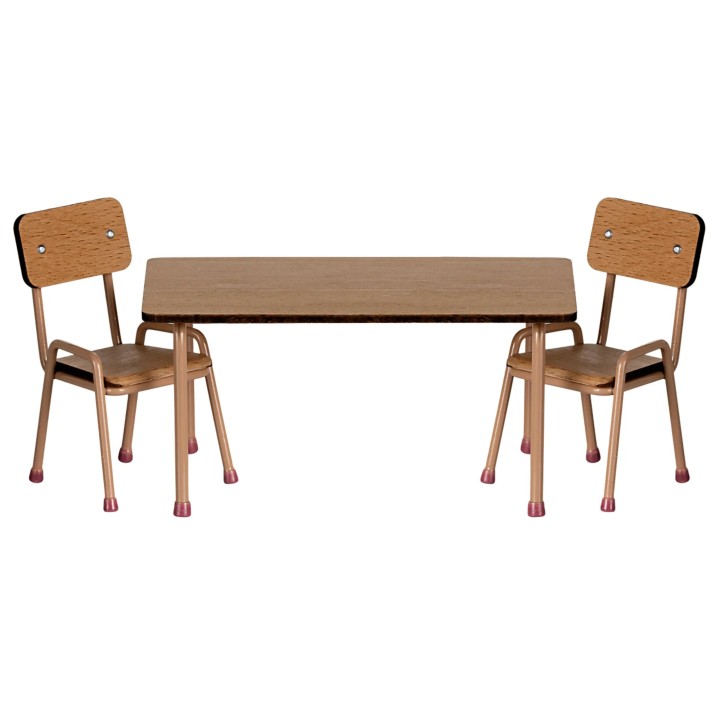 Set Mesa y Sillas Marrones Ratoncitos