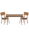 Set Mesa y Sillas Marrones Ratoncitos