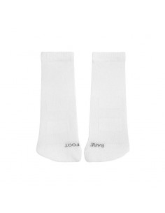 Calcetines Barefoot con rizo en la puntera Blanco