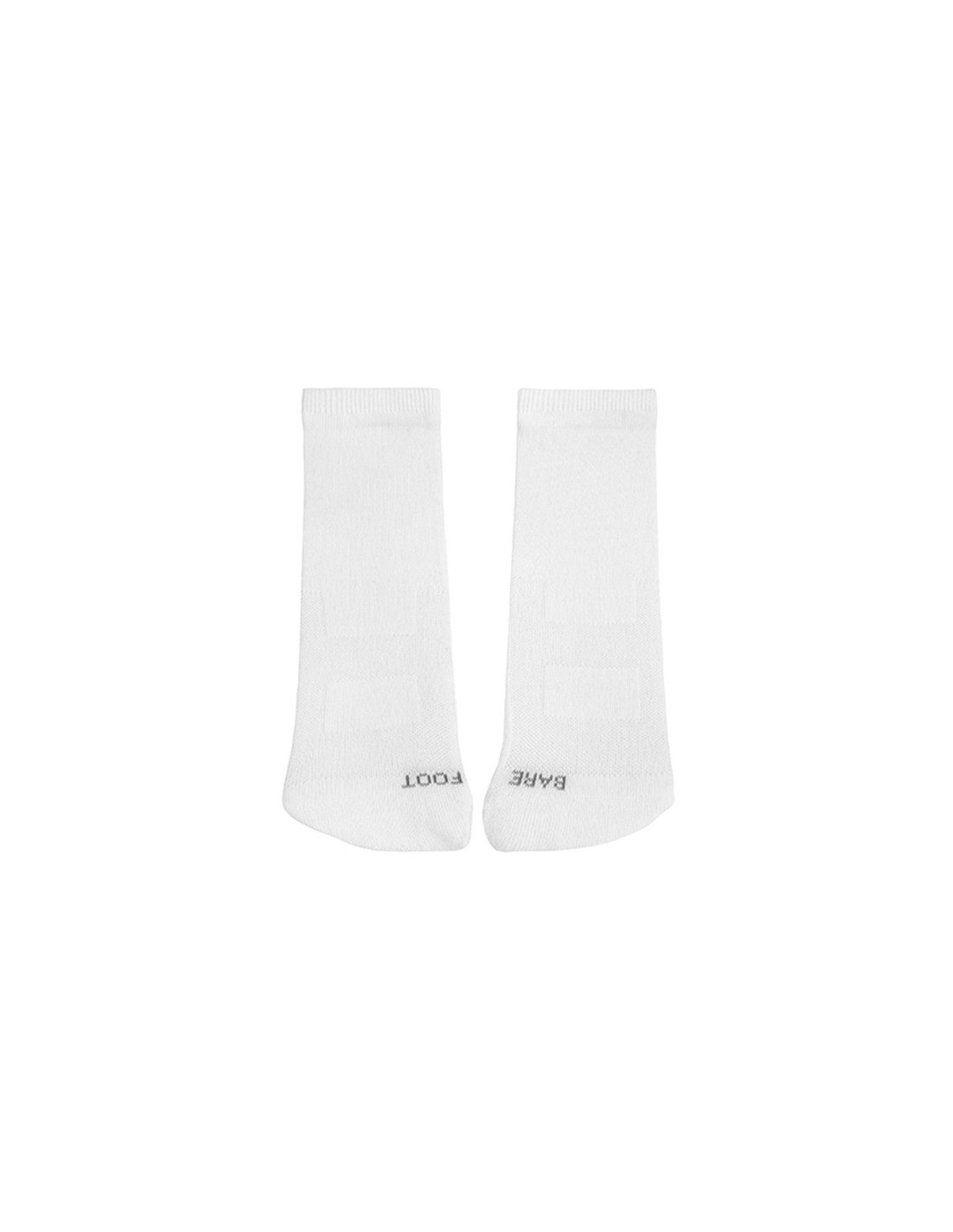 Calcetines Barefoot con rizo en la puntera Blanco