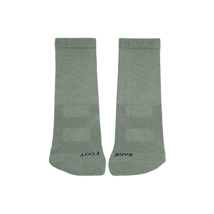 Calcetines Barefoot con rizo en la puntera Verde Liquen