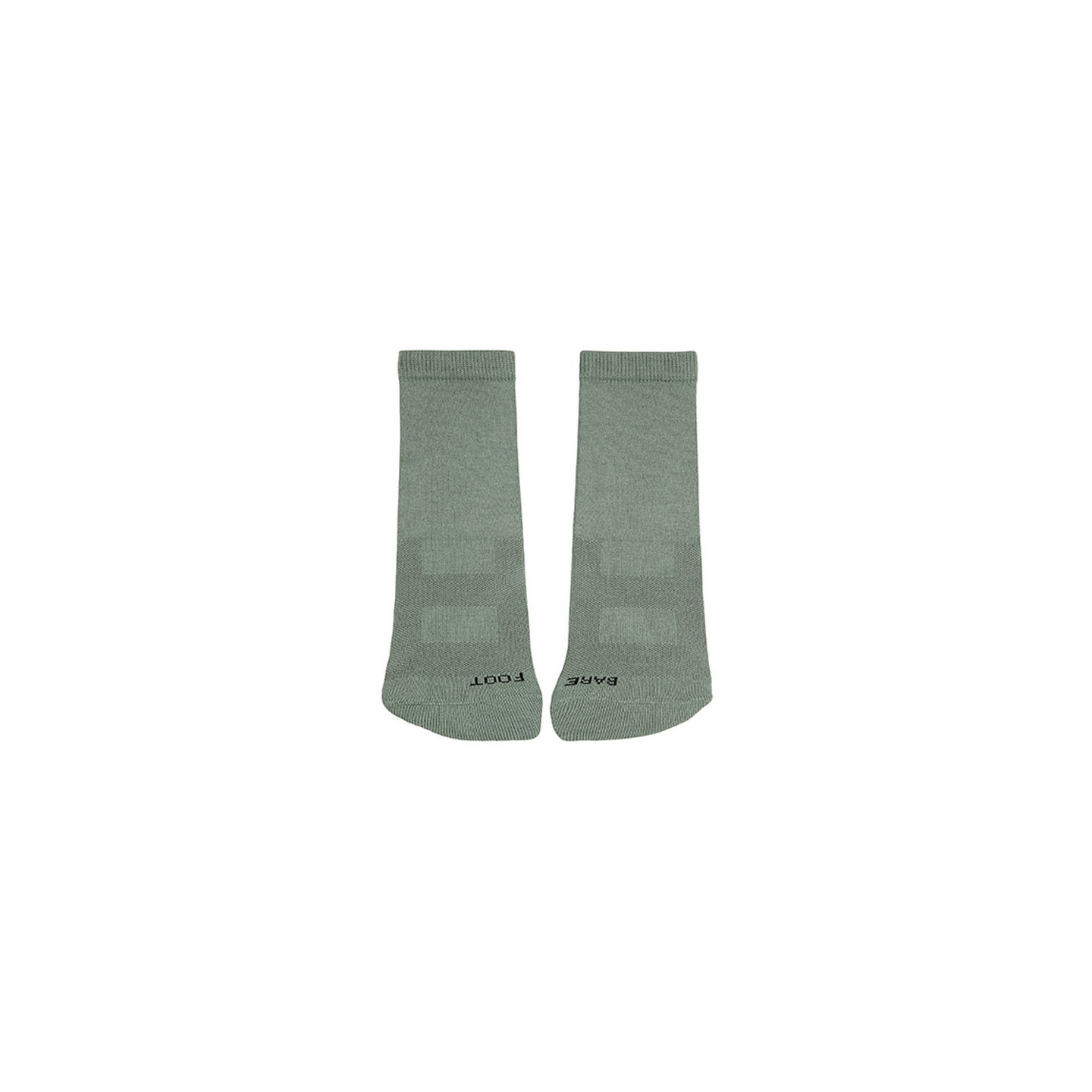 Calcetines Barefoot con rizo en la puntera Verde Liquen