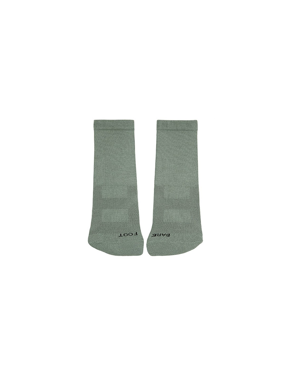 Calcetines Barefoot con rizo en la puntera Verde Liquen