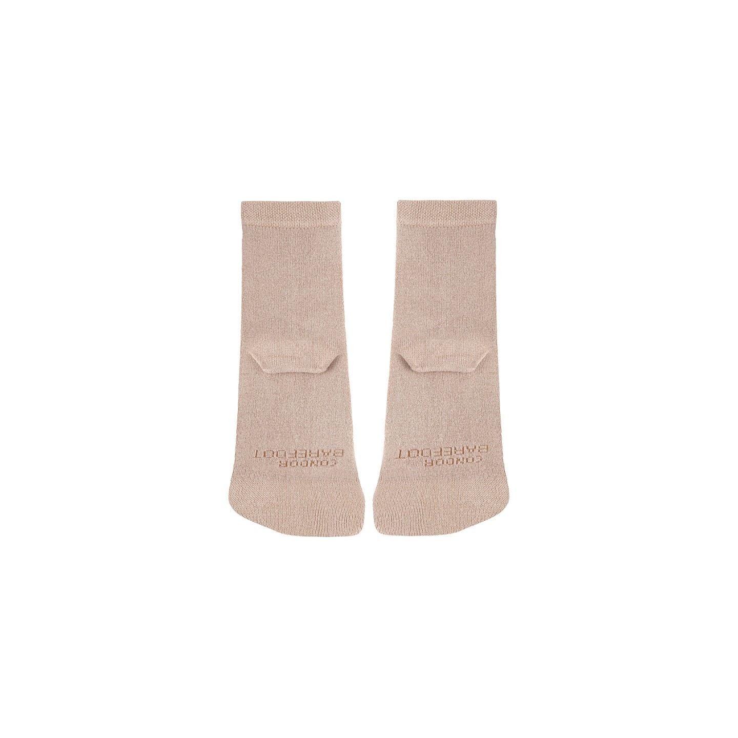 Calcetines Barefoot de Bambú Beige Almendra