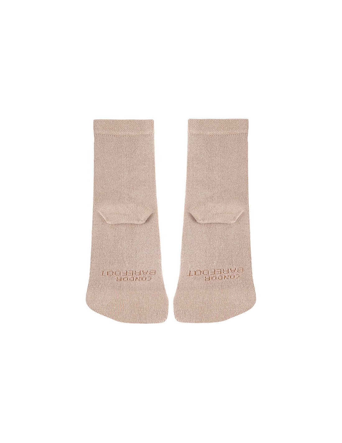 Calcetines Barefoot de Bambú Beige Almendra
