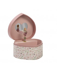 Caja de Música Joyero Corazón Fairy Little