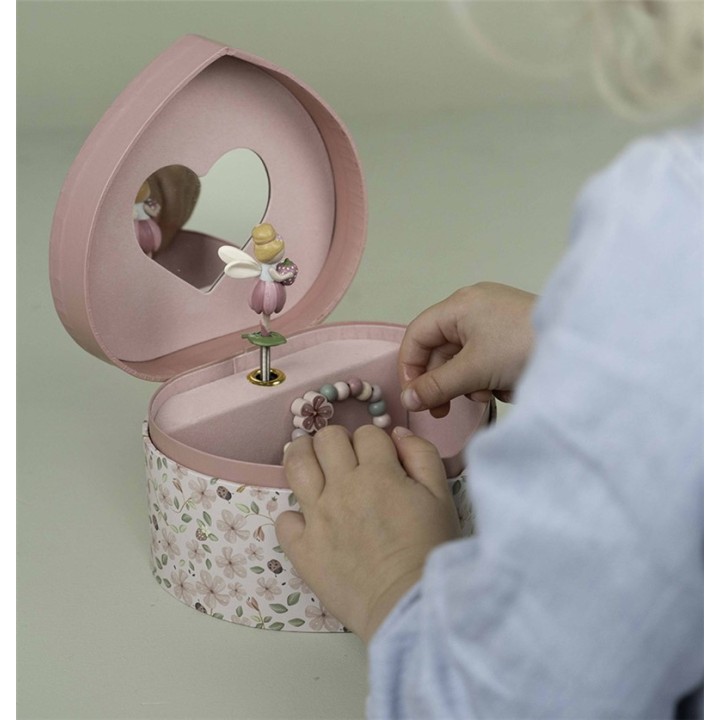 Caja de Música Joyero Corazón Fairy Little