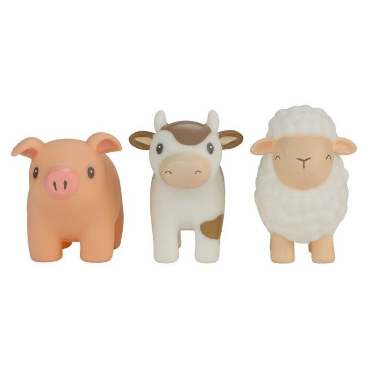 Set Tres Muñecos para el Baño Pequeña Granja