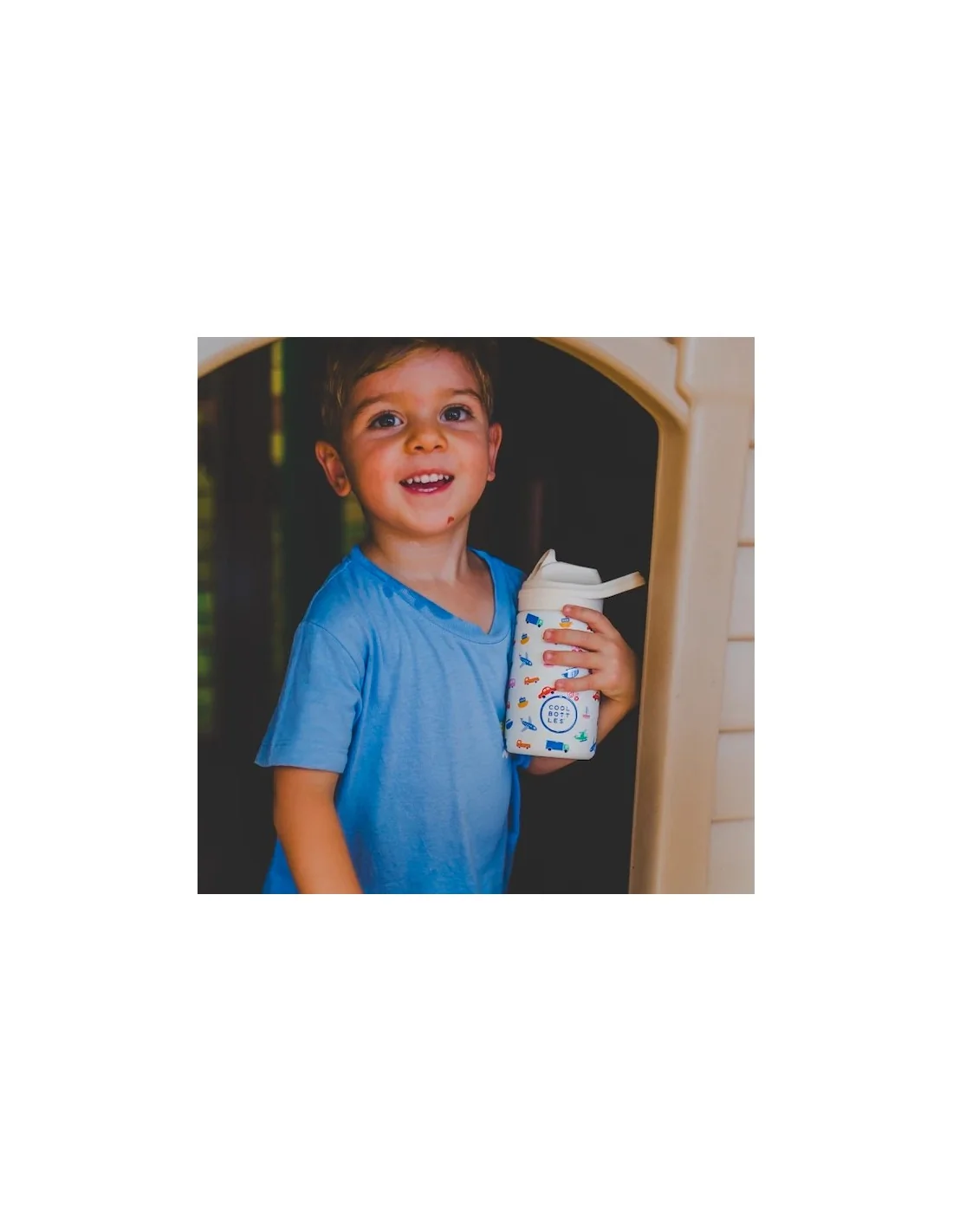 The Kiddie Bottle Little Wheels 350ml