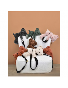 Bolsito Oso Marfil 30 cm 2