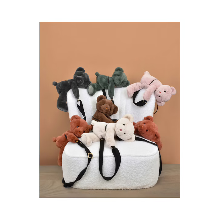 Bolsito Oso Marfil 30 cm