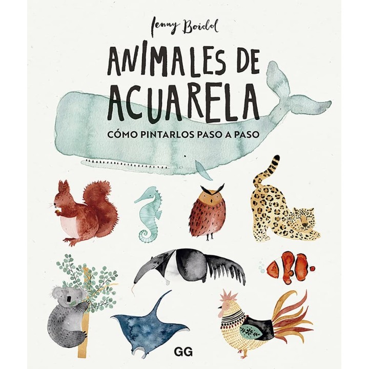 Animales de acuarela - Cómo dibujarlos paso a paso